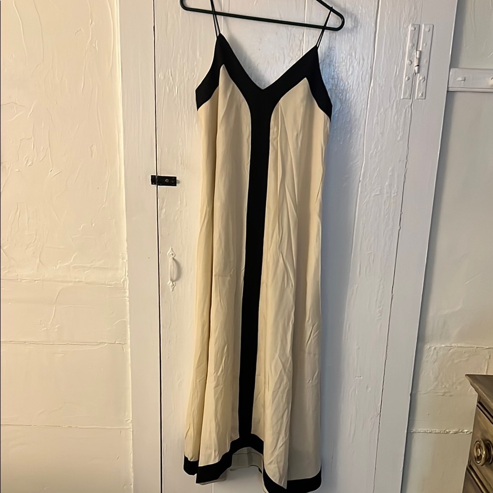 Commense Cream Maxi Sundress Spaghetti Strap